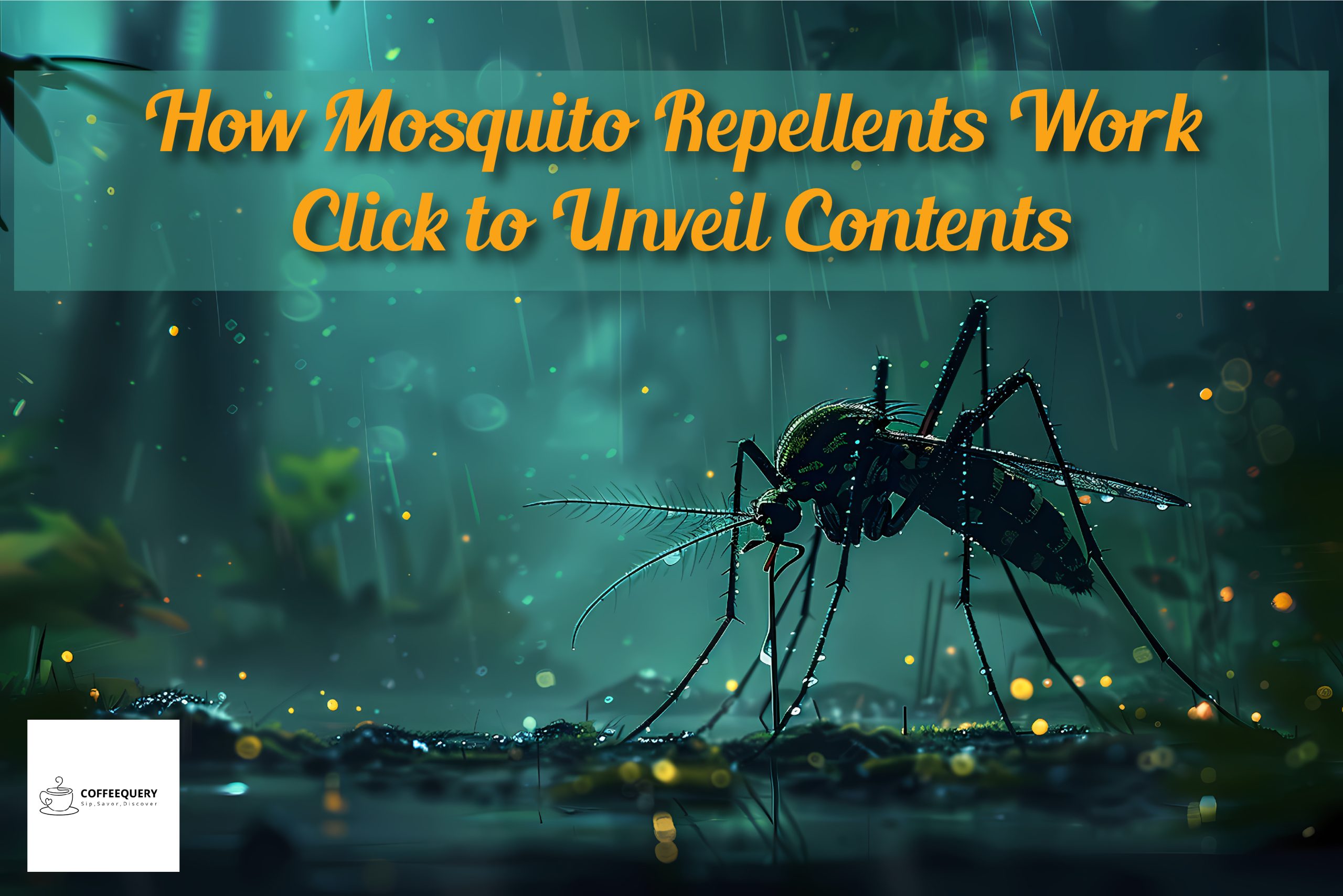 How Mosquito Repellents Work Click to Unveil Contents